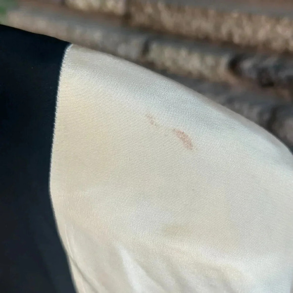 IB Diffusion Vintage 80s Colorblock 100% Silk BlouseSize 20W - Picture 4 of 9